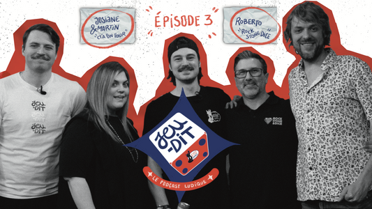 Jeu-Dit Épisode 3 : Roberto Panetta, C't'à ton tour! et les coulisses du jeu de société québécois