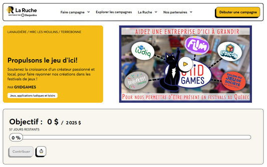 Lancement d'une campagne de sociofinancement - La Ruche