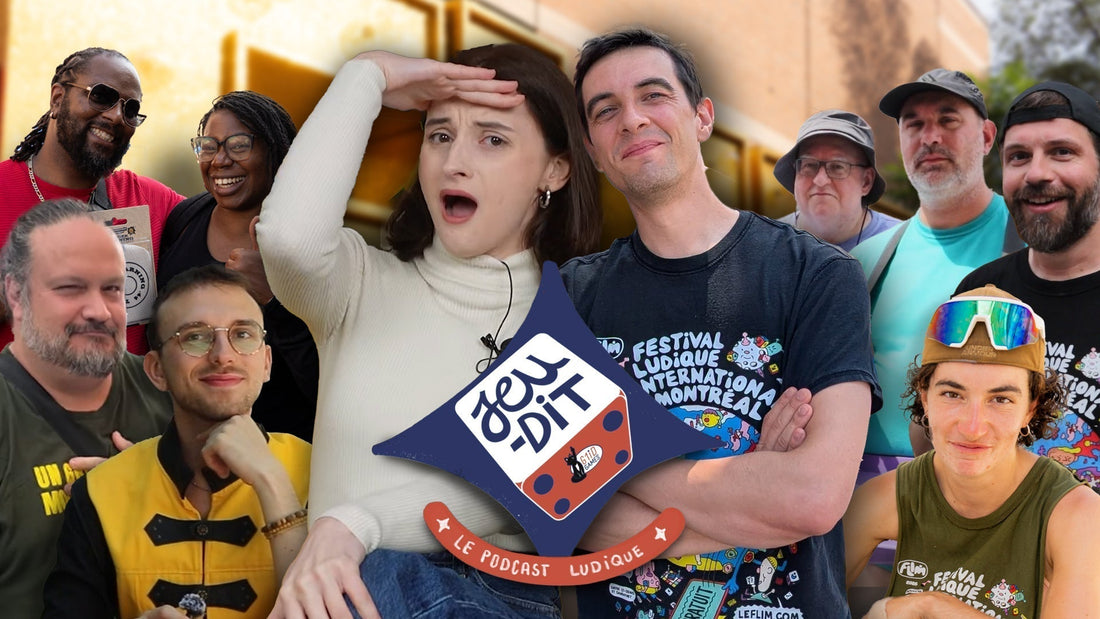 Jeu-Dit épisode 5 au FLIM 2026 avec Simon Murat du Passe-Temps et Tatiana Polouchine d'Origames