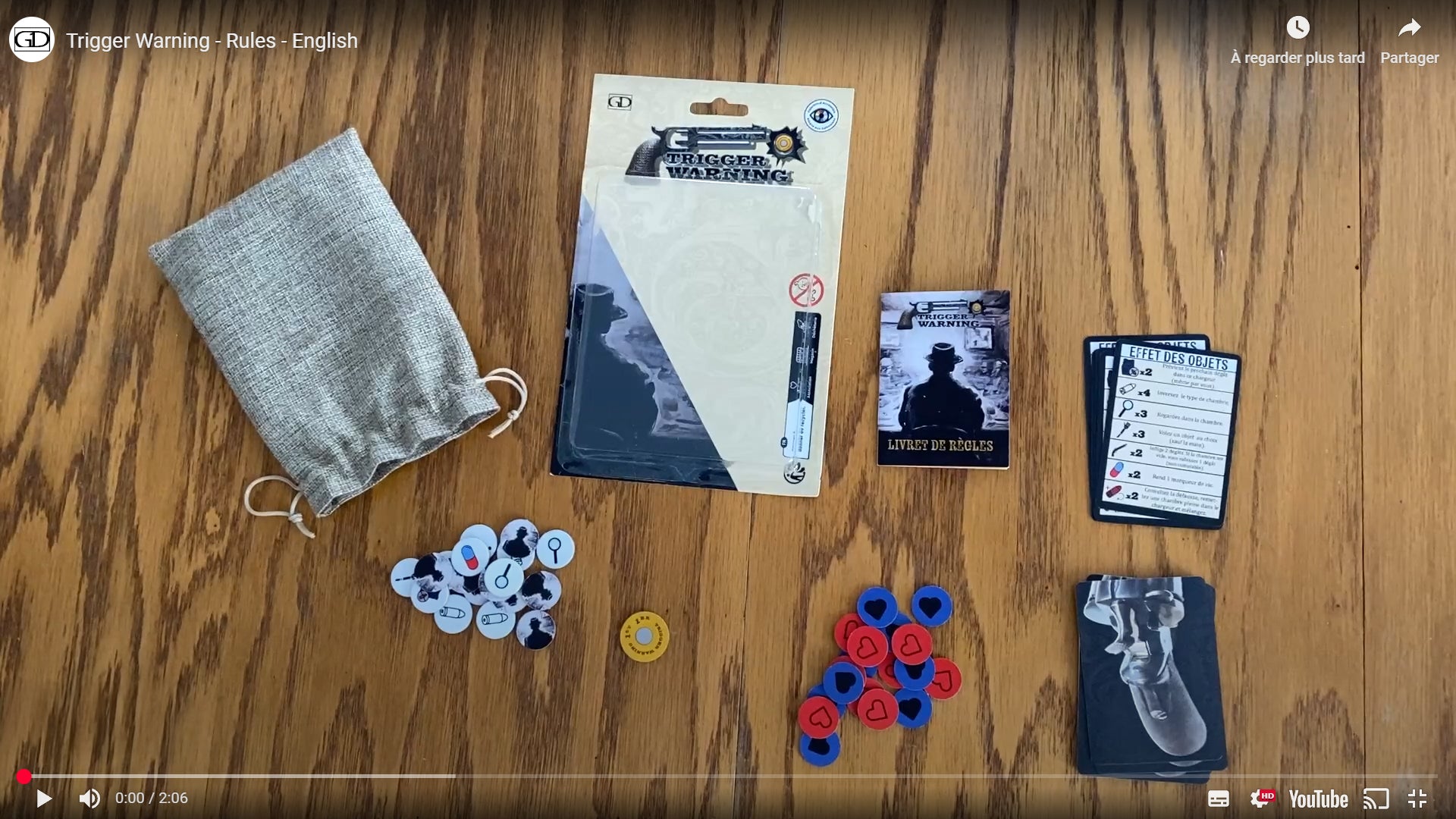 Charger la vidéo : Trigger Warning Rules English